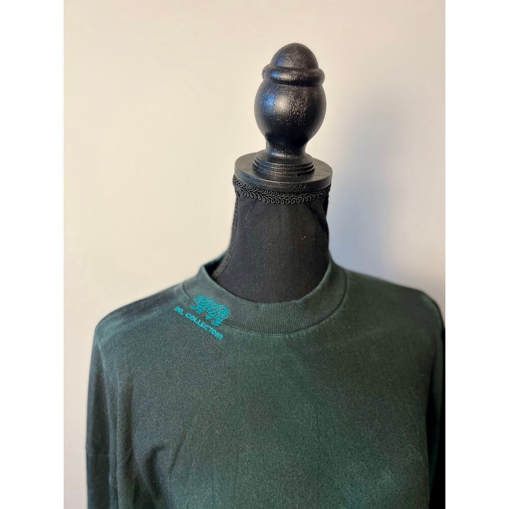 Dr. Collectors Teddy Forever Men's Green Tie Dye Size Small Pullover Jersey Knit - Picture 3 of 4